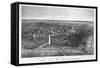 Map of Washington D. C.-null-Framed Stretched Canvas