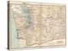 Map of Washington State. United States-Encyclopaedia Britannica-Stretched Canvas