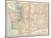 Map of Washington State. United States-Encyclopaedia Britannica-Mounted Art Print