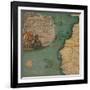 Map of West Africa-Giustino Menescardi-Framed Giclee Print