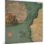 Map of West Africa-Giustino Menescardi-Mounted Giclee Print