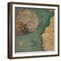 Map of West Africa-Giustino Menescardi-Framed Giclee Print