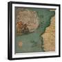 Map of West Africa-Giustino Menescardi-Framed Giclee Print