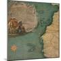 Map of West Africa-Giustino Menescardi-Mounted Giclee Print