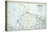 Map of West Arctic America Showing the Tracks of HMS Enterprise and Investigator in 1850-1854-null-Stretched Canvas