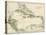 Map of West Indies and the Caribbean Sea, 1800s-null-Stretched Canvas