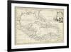 Map of West Indies-T. Jeffreys-Framed Art Print