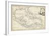 Map of West Indies-T. Jeffreys-Framed Art Print