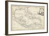 Map of West Indies-T. Jeffreys-Framed Art Print