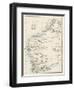 Map of Western Australia, 1870s-null-Framed Giclee Print