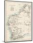 Map of Western Australia, 1870s-null-Mounted Giclee Print