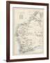 Map of Western Australia, 1870s-null-Framed Giclee Print