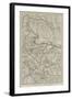 Map of Western Bulgaria, with Sofia, and the Danube to the Austrian Frontier-null-Framed Giclee Print