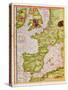 Map of Western Europe, from "Cosmographie Universelle", 1555-Guillaume Le Testu-Stretched Canvas