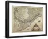 Map of Western Liguria Region-Giovanni Antonio Magini-Framed Giclee Print