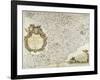 Map of Western Liguria Region-Vincenzo Coronelli-Framed Giclee Print