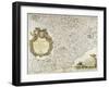 Map of Western Liguria Region-Vincenzo Coronelli-Framed Giclee Print