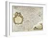 Map of Western Liguria Region-Vincenzo Coronelli-Framed Giclee Print