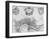 Map of Westminster, the City of London and Southwark, 1720-null-Framed Giclee Print