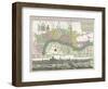 Map of Westminster, the City of London and Southwark, 1720-Johann Thomas Kraus-Framed Giclee Print