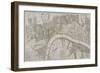 Map of Westminster, the City of London, Southwark and Surrounding Areas, 1739-Sutton Nicholls-Framed Giclee Print