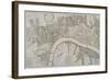 Map of Westminster, the City of London, Southwark and Surrounding Areas, 1739-Sutton Nicholls-Framed Giclee Print