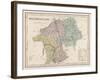 Map of Westmoreland-James Archer-Framed Art Print