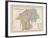 Map of Westmoreland-James Archer-Framed Art Print