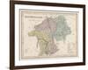 Map of Westmoreland-James Archer-Framed Art Print