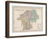 Map of Westmoreland-James Archer-Framed Art Print