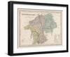 Map of Westmoreland-James Archer-Framed Art Print