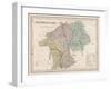 Map of Westmoreland-James Archer-Framed Art Print