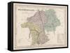 Map of Westmoreland-James Archer-Framed Stretched Canvas