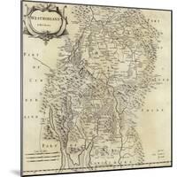 Map of Westmorland-Robert Morden-Mounted Giclee Print