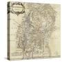 Map of Westmorland-Robert Morden-Stretched Canvas