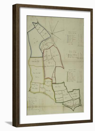 Map of Willesden, London-null-Framed Giclee Print