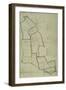 Map of Willesden, London-null-Framed Giclee Print