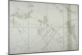 Map of Willesden, London-null-Mounted Giclee Print