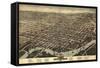 Map Of Wilmington Delaware 1874-Vintage Lavoie-Framed Stretched Canvas