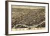 Map Of Wilmington Delaware 1874-Vintage Lavoie-Framed Giclee Print