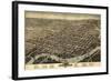 Map Of Wilmington Delaware 1874-Vintage Lavoie-Framed Giclee Print