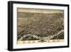 Map Of Wilmington Delaware 1874-Vintage Lavoie-Framed Giclee Print