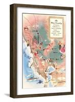 Map of Wine Country-null-Framed Art Print