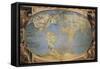 Map of World, Hall of Maps, Palazzo Farnese, Caprarola, Italy, 1574-Giovanni Antonio Pellegrini-Framed Stretched Canvas