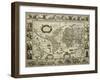 Map of World-null-Framed Giclee Print