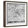 Map of YMCA Shelters around London During WW1-null-Framed Art Print