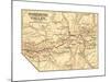 Map of Yosemite Valley (C. 1900), Maps-Encyclopaedia Britannica-Mounted Giclee Print