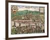 Map of Zurich, 1575-null-Framed Giclee Print