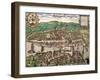 Map of Zurich, 1575-null-Framed Giclee Print
