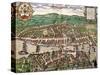 Map of Zurich, 1575-null-Stretched Canvas